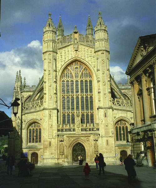 Construction on the Bath Abbey was started in 1499. It has been the parish church of Bath since 1572.