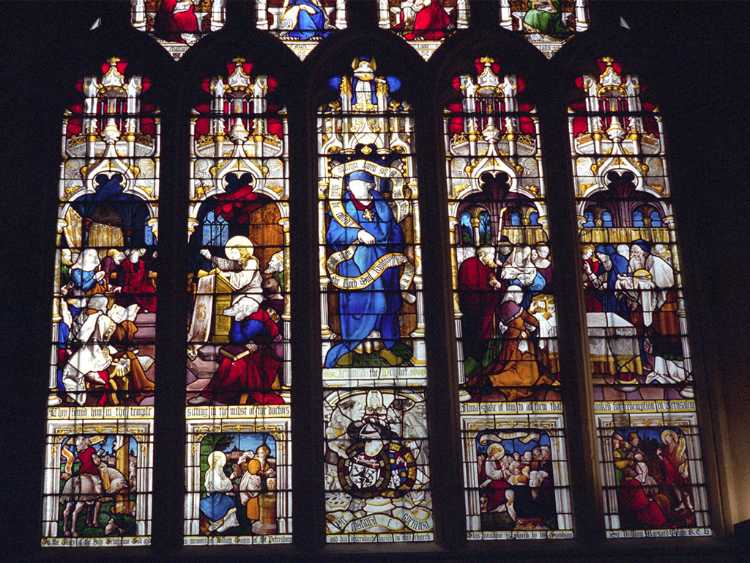 Bath Abbey window