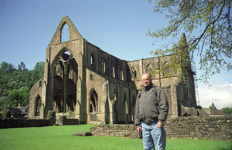 Tintern Abbey next to the River Wye in Southern Wales was founded in 1131.