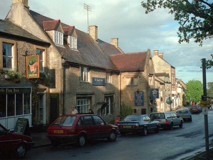 Downtown Stow-on-the-Wold in the Cotswolds