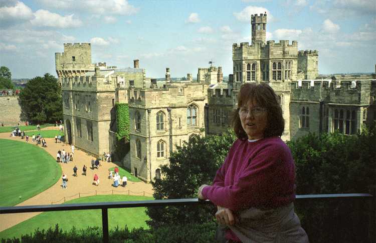 Geri at Warwick Castle