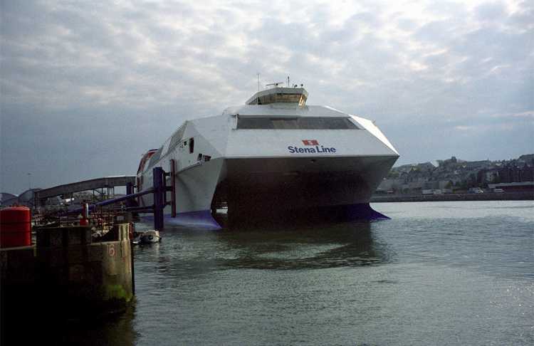 This high speed ferry took us from Holyhead in Wales across the Irish Sea to Dun Laoghaire and back. Each crossing took about 95 minutes.