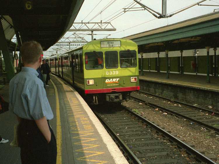 This train took us from Dun Laoghaire where our ferry docked to Dublin and back