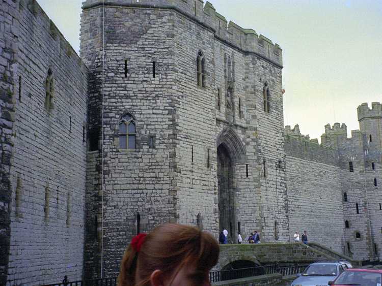 Entrance to the Caernarfon Castle
