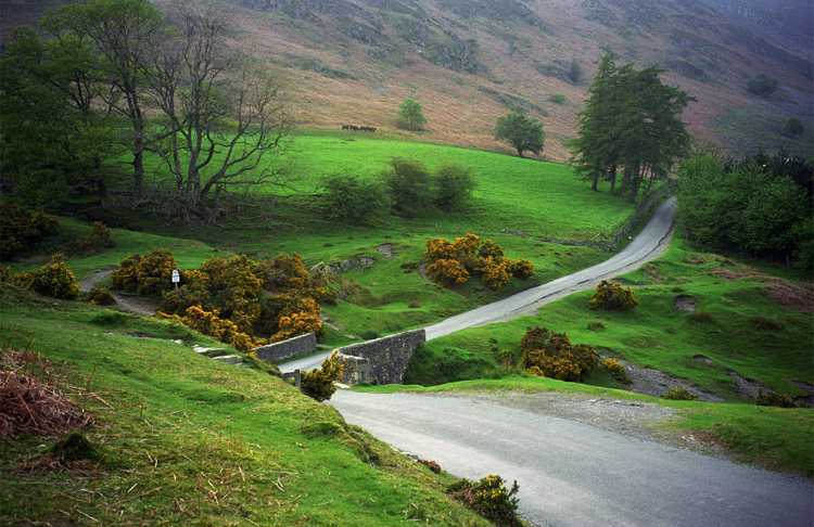 The road near Stoneycroft B&B