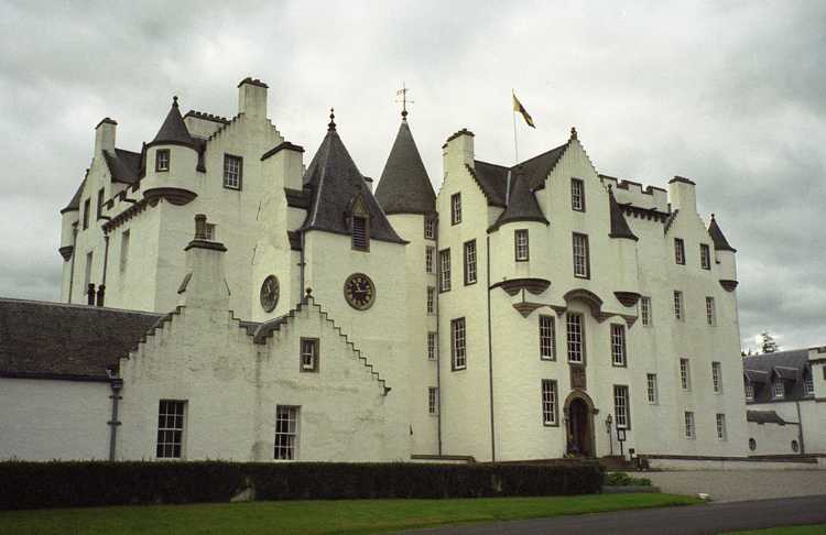 Blair Castle is a little north of Pitlochry. It dates from 1269.