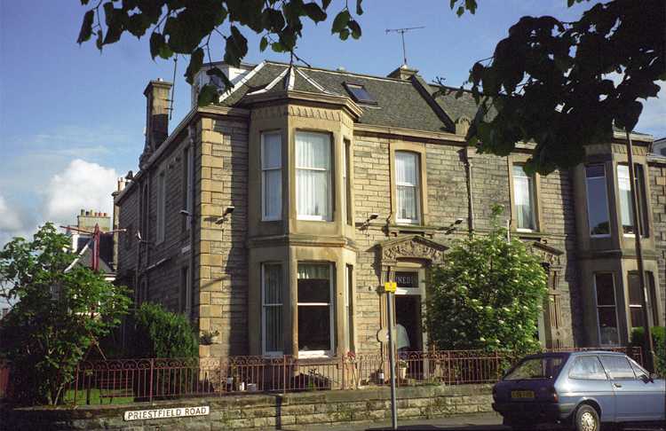 This was our B&B in Edinburgh.