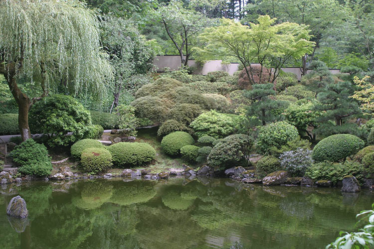 Another view of the Upper Pond in the Strolling Pond Garden.