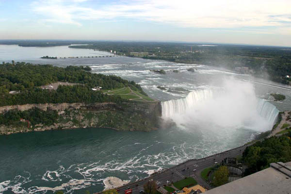 Horseshoe Falls from the Skylon tower.