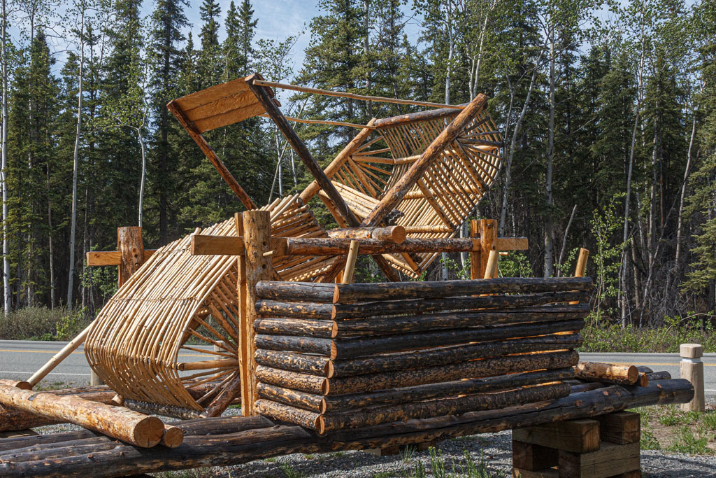 Fish wheel at the Wrangell-St Elias NP visitor center [T3i_0284]