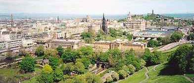 Edinbugh from the Castle